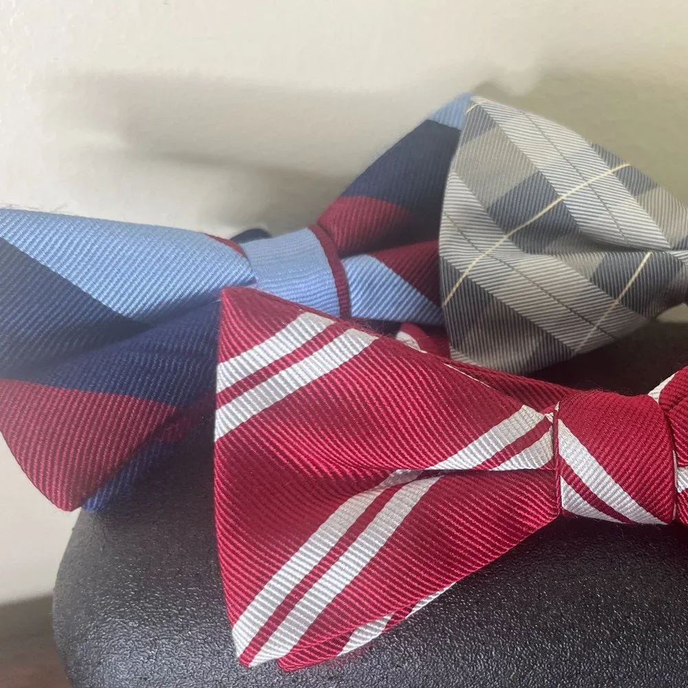 Men's Bowtie Striped (Adjustable/OS) Business/Professional
